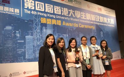 基訓生物勇奪香港大學生創新及創業大賽2018二等獎